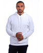 Next Level Apparel Adult Sueded French Terry Pullover Sweatshirt white ModelQrt
