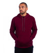 Next Level Apparel Adult Sueded French Terry Pullover Sweatshirt maroon ModelQrt