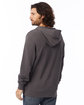 Alternative Unisex Washed Terry Challenger Sweatshirt dark grey ModelBack