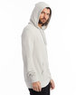 Alternative Unisex Washed Terry Challenger Sweatshirt light grey ModelSide