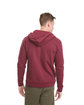 Next Level Apparel Unisex Zip Hoody maroon ModelBack