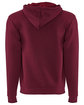 Next Level Apparel Unisex Zip Hoody maroon FlatBack