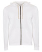 Next Level Apparel Unisex Zip Hoody white FlatFront