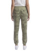 Alternative Ladies' Washed Terry Classic Sweatpant olive ton tie dy ModelBack