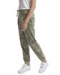 Alternative Ladies' Washed Terry Classic Sweatpant olive ton tie dy ModelQrt