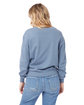 Alternative Ladies' Washed Terry Throwback Pullover Sweatshirt washed denim ModelBack