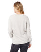 Alternative Ladies' Washed Terry Throwback Pullover Sweatshirt light grey ModelBack