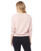 Alternative Ladies' Washed Terry Throwback Pullover Sweatshirt rose quartz ModelBack