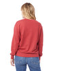 Alternative Ladies' Washed Terry Throwback Pullover Sweatshirt faded red ModelBack