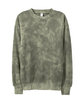 Alternative Ladies' Washed Terry Throwback Pullover Sweatshirt olive ton tie dy OFFront