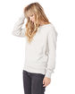 Alternative Ladies' Washed Terry Throwback Pullover Sweatshirt light grey ModelSide