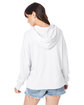 Alternative Ladies' Washed Terry Studio Hooded Sweatshirt white ModelBack