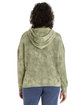 Alternative Ladies' Washed Terry Studio Hooded Sweatshirt olive ton tie dy ModelBack