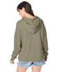 Alternative Ladies' Washed Terry Studio Hooded Sweatshirt military ModelBack