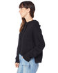 Alternative Ladies' Washed Terry Studio Hooded Sweatshirt black ModelSide
