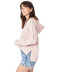 Alternative Ladies' Washed Terry Studio Hooded Sweatshirt rose quartz ModelSide