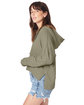 Alternative Ladies' Washed Terry Studio Hooded Sweatshirt military ModelSide