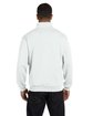 Jerzees Adult NuBlend Quarter-Zip Cadet Collar Sweatshirt white ModelBack