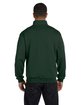 Jerzees Adult NuBlend Quarter-Zip Cadet Collar Sweatshirt forest green ModelBack