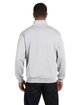 Jerzees Adult NuBlend Quarter-Zip Cadet Collar Sweatshirt ash ModelBack
