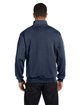 Jerzees Adult NuBlend Quarter-Zip Cadet Collar Sweatshirt vintage htr navy ModelBack
