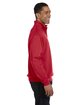 Jerzees Adult NuBlend Quarter-Zip Cadet Collar Sweatshirt true red ModelSide