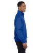Jerzees Adult NuBlend Quarter-Zip Cadet Collar Sweatshirt royal ModelSide