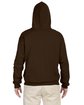Jerzees Adult NuBlend FleecePullover Hooded Sweatshirt chocolate ModelBack