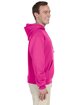 Jerzees Adult NuBlend FleecePullover Hooded Sweatshirt cyber pink ModelSide