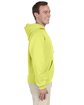 Jerzees Adult NuBlend FleecePullover Hooded Sweatshirt safety green ModelSide