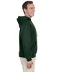 Jerzees Adult NuBlend FleecePullover Hooded Sweatshirt forest green ModelSide