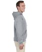 Jerzees Adult NuBlend FleecePullover Hooded Sweatshirt oxford ModelSide