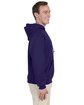 Jerzees Adult NuBlend FleecePullover Hooded Sweatshirt deep purple ModelSide