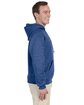 Jerzees Adult NuBlend FleecePullover Hooded Sweatshirt vintage hth blue ModelSide