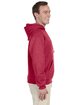 Jerzees Adult NuBlend FleecePullover Hooded Sweatshirt vintage hth red ModelSide