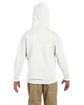 Jerzees Youth NuBlend Fleece Pullover Hooded Sweatshirt white ModelBack