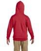 Jerzees Youth NuBlend Fleece Pullover Hooded Sweatshirt true red ModelBack