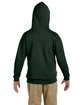 Jerzees Youth NuBlend Fleece Pullover Hooded Sweatshirt forest green ModelBack