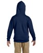 Jerzees Youth NuBlend Fleece Pullover Hooded Sweatshirt j navy ModelBack
