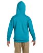 Jerzees Youth NuBlend Fleece Pullover Hooded Sweatshirt california blue ModelBack