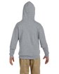 Jerzees Youth NuBlend Fleece Pullover Hooded Sweatshirt athletic heather ModelBack