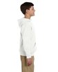Jerzees Youth NuBlend Fleece Pullover Hooded Sweatshirt white ModelSide