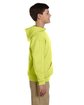 Jerzees Youth NuBlend Fleece Pullover Hooded Sweatshirt safety green ModelSide