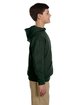Jerzees Youth NuBlend Fleece Pullover Hooded Sweatshirt forest green ModelSide