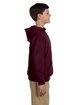Jerzees Youth NuBlend Fleece Pullover Hooded Sweatshirt maroon ModelSide