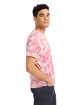 Alternative Unisex Go-To T-Shirt pink tie dye ModelSide