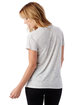 Alternative Ladies' Kimber Slinky Jersey T-Shirt oatmeal heather ModelBack