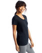 Alternative Ladies' Kimber Slinky Jersey T-Shirt black ModelSide