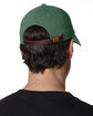 Adams Cotton Twill Pigment-Dyed Sunbuster Cap forest green ModelBack
