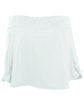 Augusta Sportswear Girls' Action Colorblock Skort white/ white ModelBack